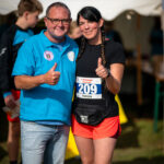 Patrizia Palma mit Jan-Olof Wadehn zum Oldenburger Hospizlauf.